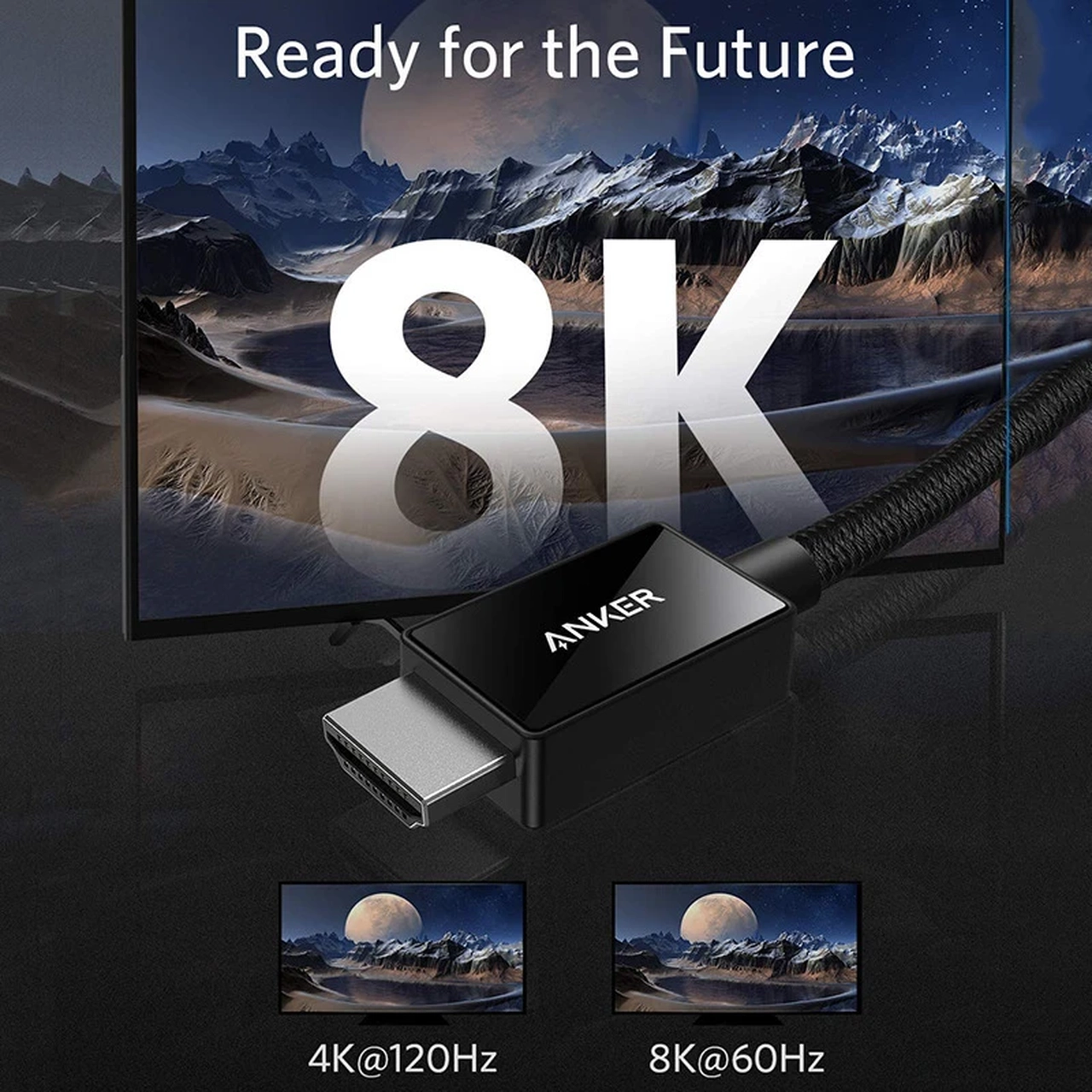 کابل 2.1 متری ANKER HDMI مدل A8743H11 - مشکی (گارانتی 18ماهه حافظه طلایی ایستا)